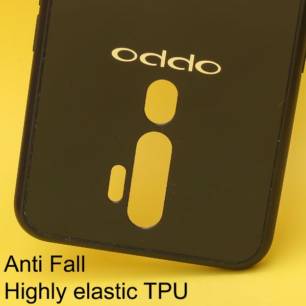 Black Mirror Silicone Case For Oppo A5 2020 - The Hatke