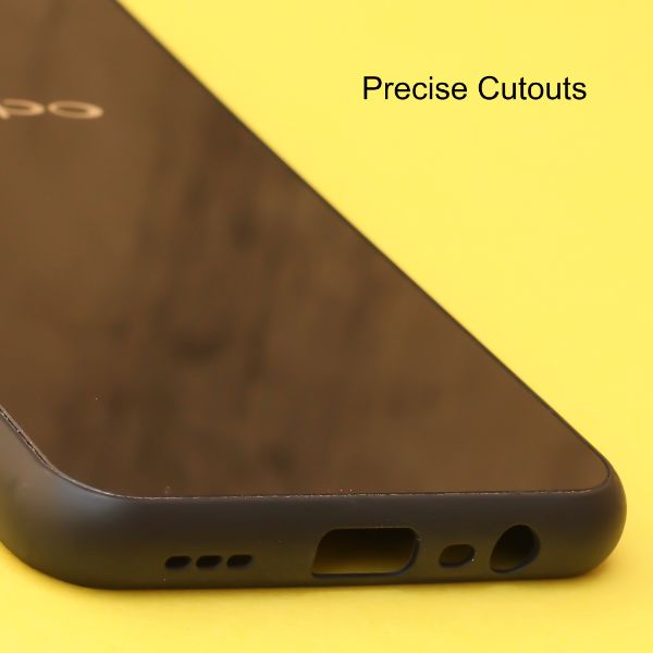 Black Mirror Silicone Case For Oppo A9 2020 - The Hatke