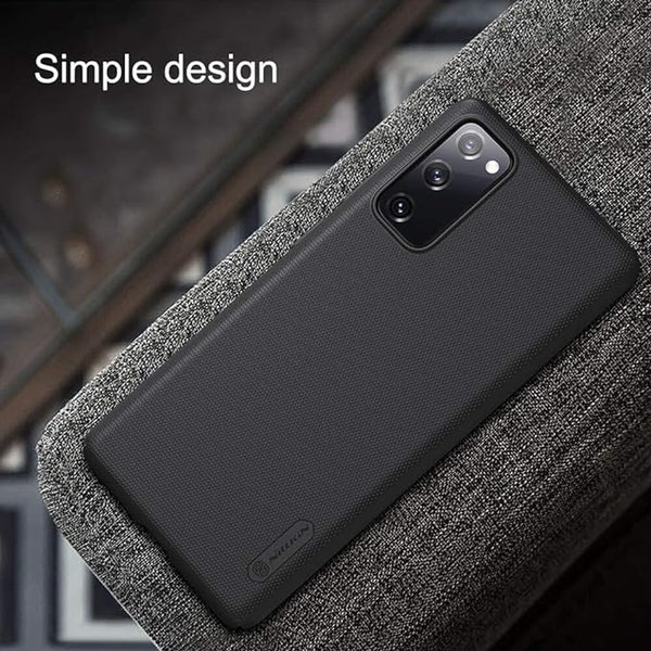Black Niukin Silicone Case for Samsung S20 FE - The Hatke