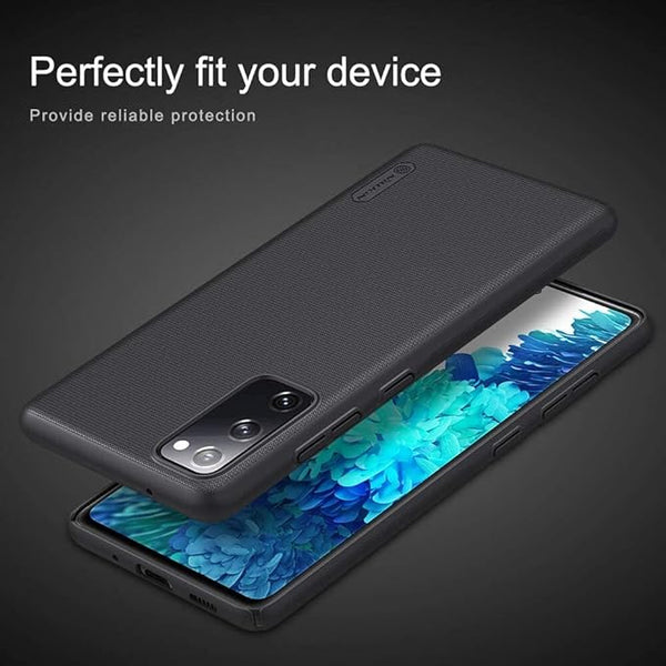 Black Niukin Silicone Case for Samsung S20 FE - The Hatke