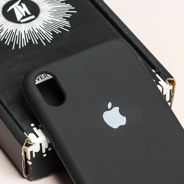 Black Original Silicone case for Apple iphone XR - The Hatke