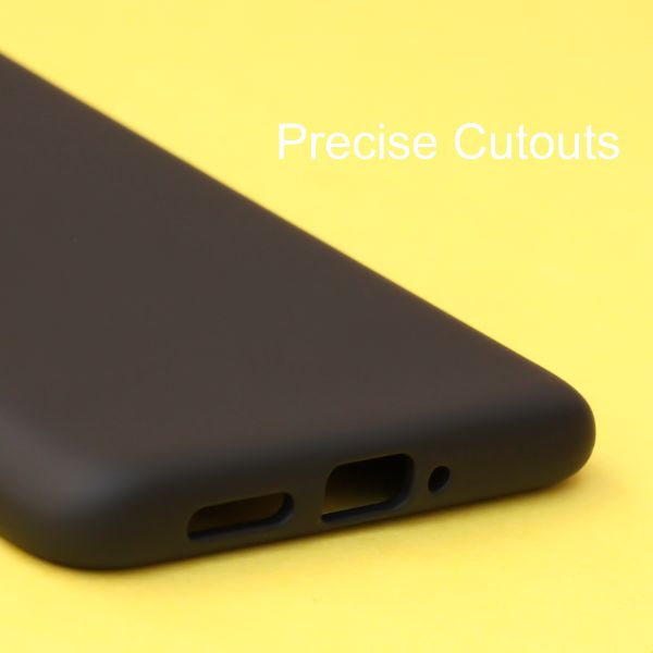 Black Original Silicone case for Oneplus 7T - The Hatke