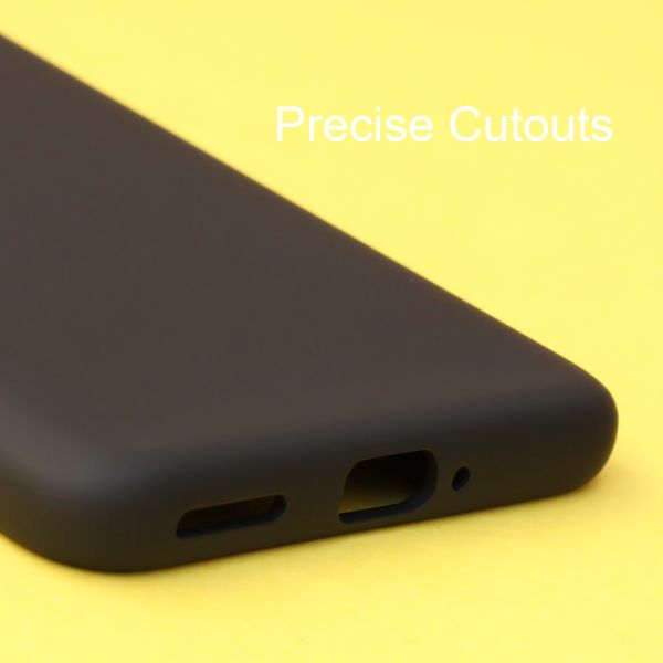 Black Original Silicone case for Oneplus Nord - The Hatke