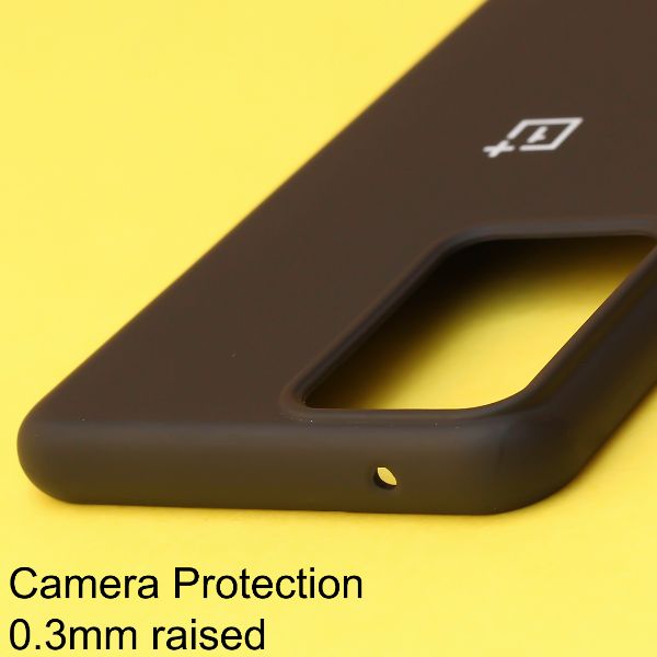 Black Original Silicone case for Oneplus Nord CE 2 - The Hatke