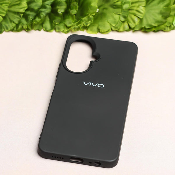 Black Original Silicone case for Vivo Y27 4G - The Hatke