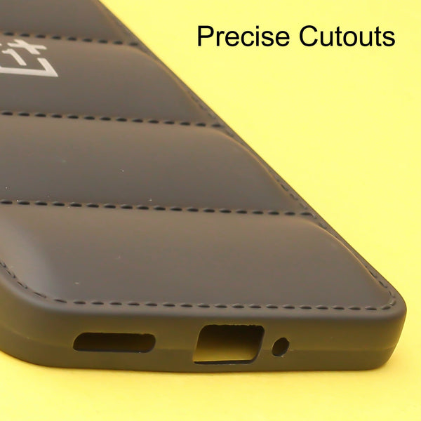 Black Puffon silicone case for Oneplus Nord - The Hatke
