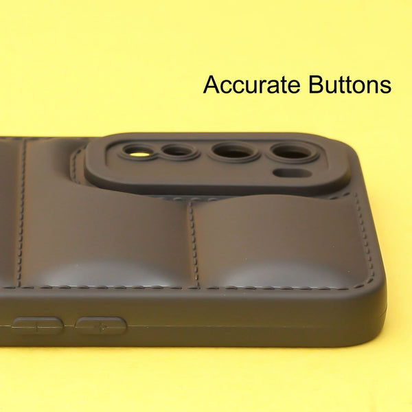 Black Puffon silicone case for Oneplus Nord - The Hatke