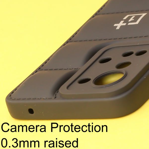 Black Puffon silicone case for Oneplus Nord 2T - The Hatke