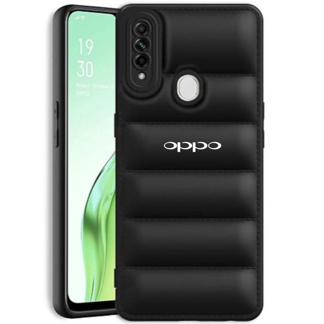 Black Puffon silicone case for Oppo A31 – The Hatke