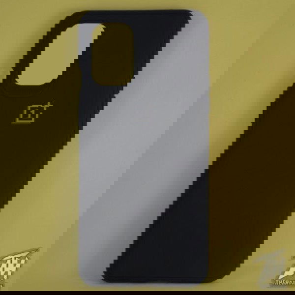 Black Silicone Case for Oneplus 9r - The Hatke