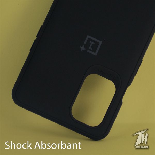Black Silicone Case for Oneplus 9r - The Hatke