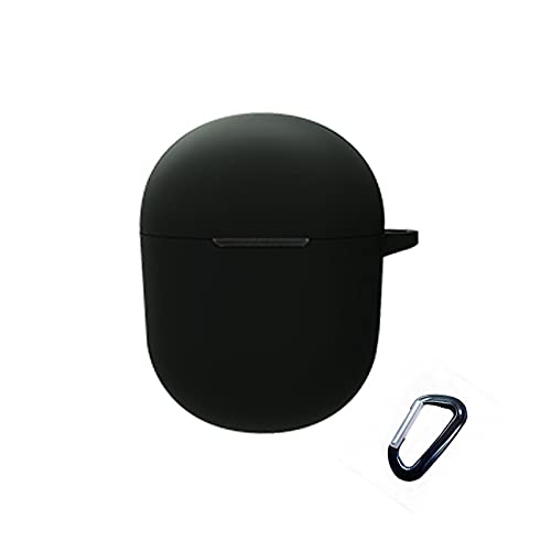 Black Silicone buds case for Boat 383 - The Hatke