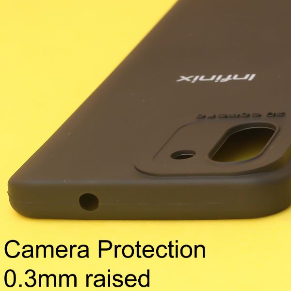 Black Spazy Silicone Case for Infinix Hot 11 - The Hatke