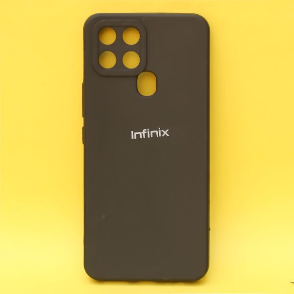 Black Spazy Silicone Case for Infinix Smart 6 - The Hatke