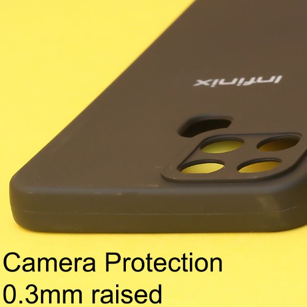 Black Spazy Silicone Case for Infinix Smart 6 - The Hatke