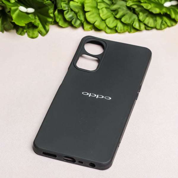 Black Spazy Silicone Case for Oppo A58 - The Hatke