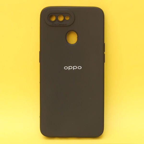 Black Spazy Silicone Case for Oppo A5s - The Hatke