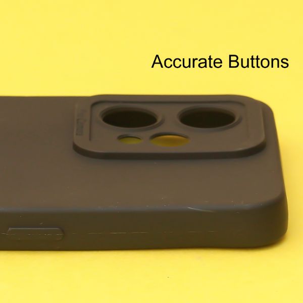 Black Spazy Silicone Case for Realme 9 pro - The Hatke