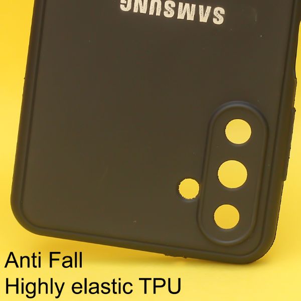 Black Spazy Silicone Case for Samsung A13 5g - The Hatke