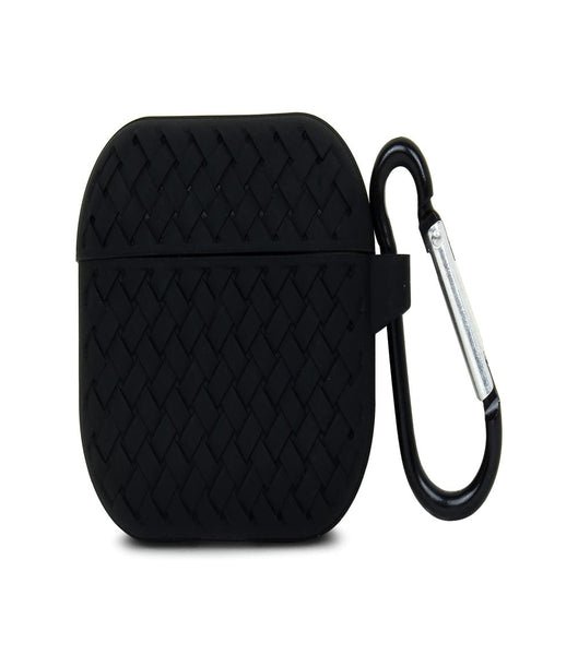 Black Stylish Silicone Case For Apple Airpods 1/2 - The Hatke