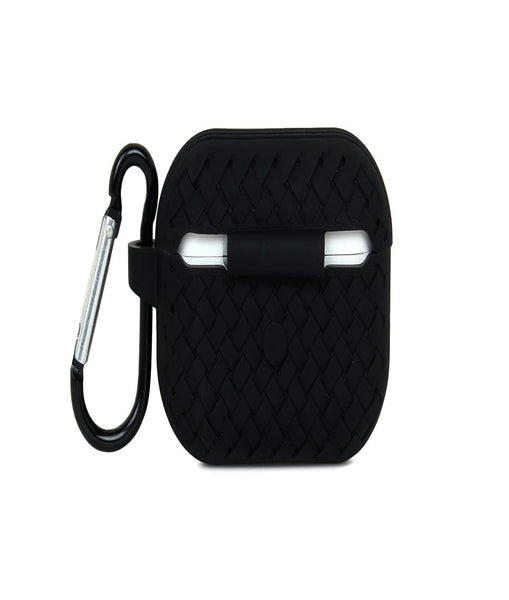 Black Stylish Silicone Case For Apple Airpods 1/2 - The Hatke