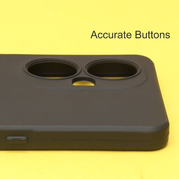 Black candy logo cut  Silicone Case for Oneplus Nord CE 3 Lite 5G - The Hatke