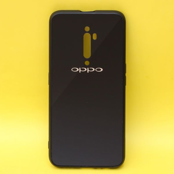 Black mirror Silicone Case for Oppo Reno 2f - The Hatke