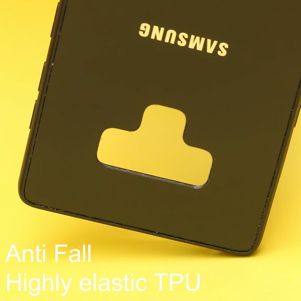 Black mirror Silicone Case for Samsung Note 9 - The Hatke