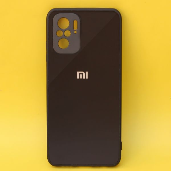 Black mirror Silicone  case for Redmi note 10 - The Hatke