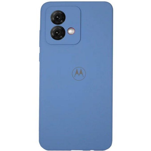 Blue Camera Original Silicone case for Motorola G84 - The Hatke