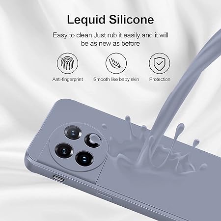 Blue Camera Original Silicone case for Oneplus 11 - The Hatke