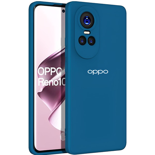 Blue Camera Original Silicone case for Oppo Reno 10 Pro - The Hatke