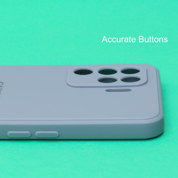 Blue Candy Silicone Case for Oppo F19 Pro - The Hatke