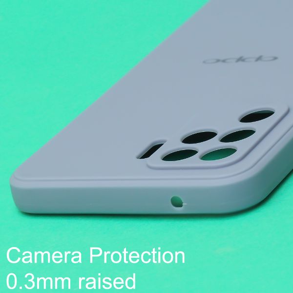 Blue Candy Silicone Case for Oppo F19 Pro - The Hatke