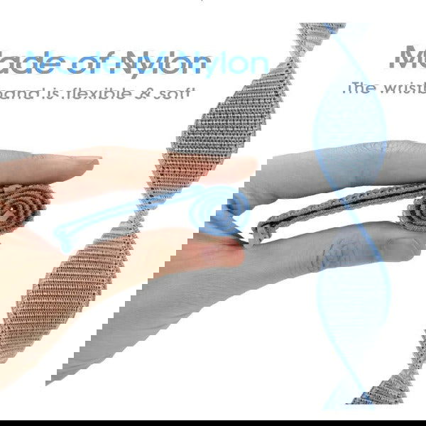 Blue Nylon Strap For Apple Iwatch (42mm/44mm) - The Hatke