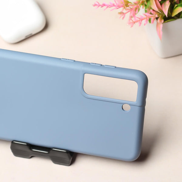 Blue Original Silicone case for Samsung S21 FE - The Hatke