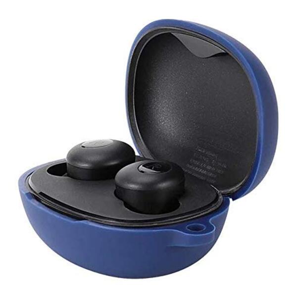 Blue Silicone buds case for Realme Q - The Hatke
