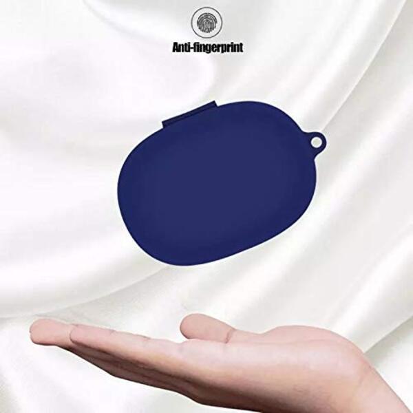 Blue Silicone buds case for Realme Q - The Hatke