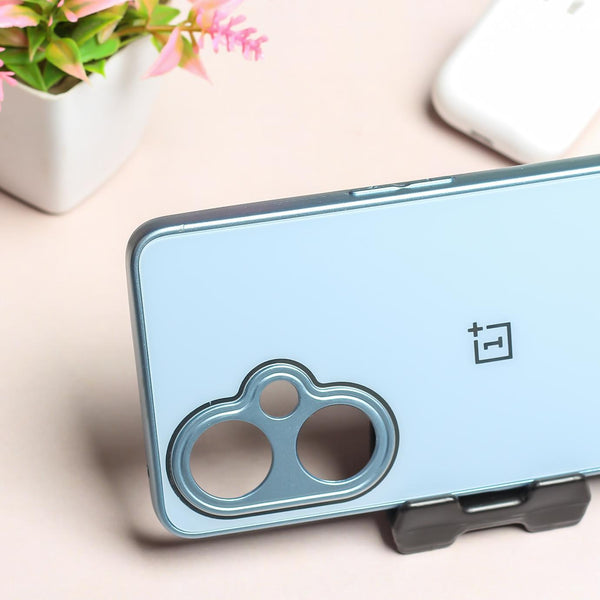 Blue camera Safe mirror case for Oneplus Nord CE 3 LITE 5G - The Hatke