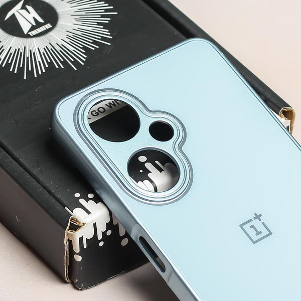 Blue camera Safe mirror case for Oneplus Nord CE 3 LITE 5G - The Hatke