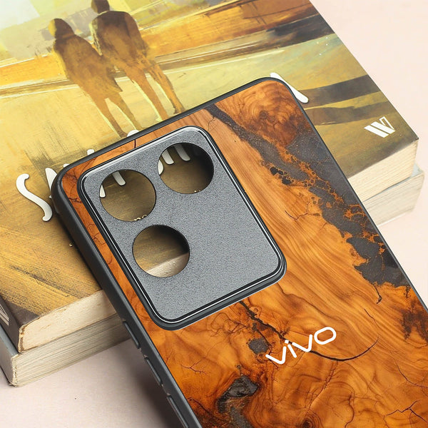 Lava Oak metal back case for Vivo T2 Pro