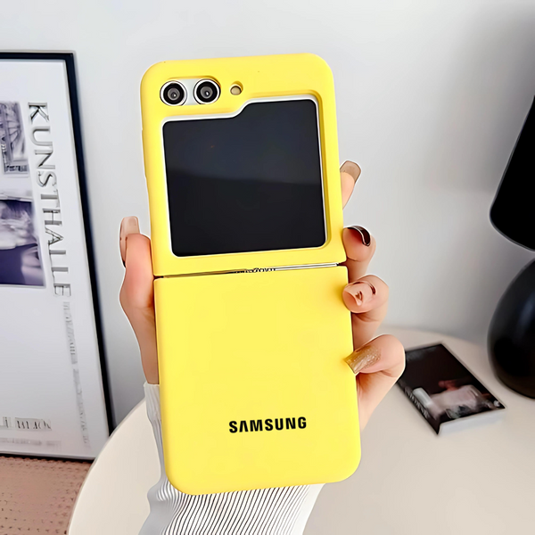 Yellow Original Silicone case for Samsung Galaxy Z FLIP 6