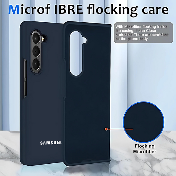 Dark Blue Original Silicone case for Samsung Z Fold 6 5G