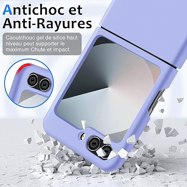 Purple Original Silicone case for Samsung Galaxy Z FLIP 6