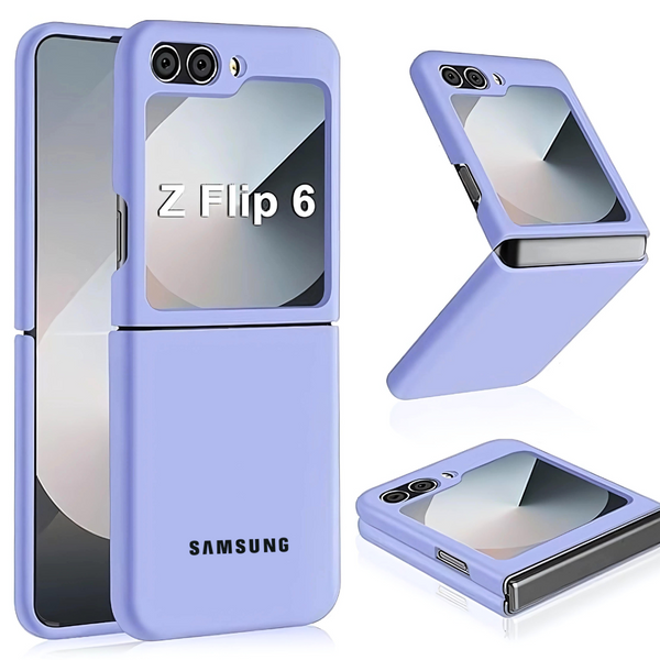 Purple Original Silicone case for Samsung Galaxy Z FLIP 6