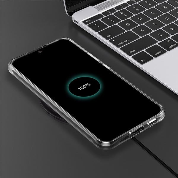 MagSafe Clear Transparent Silicone case for Samsung S21 FE