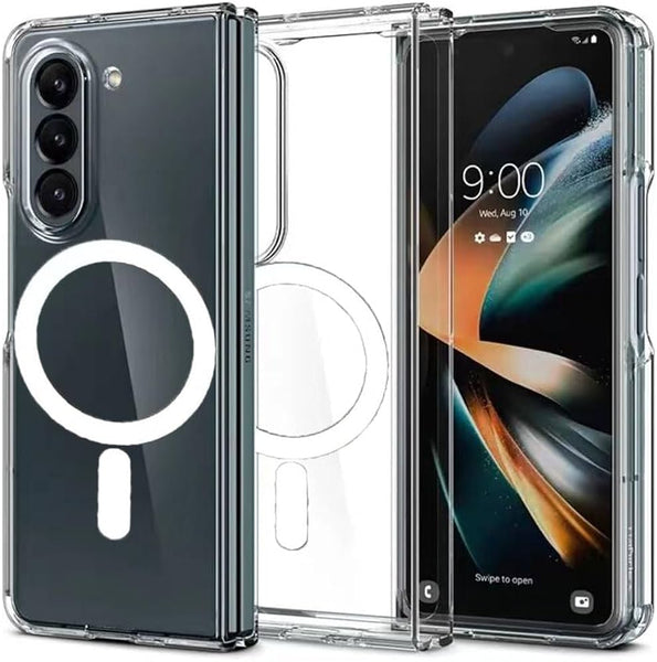 MagSafe Clear Transparent Silicone case for Samsung Z Fold 5 5G