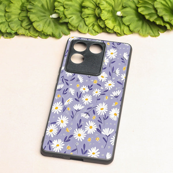 Lavender Daisies metal back case for Vivo T2 Pro