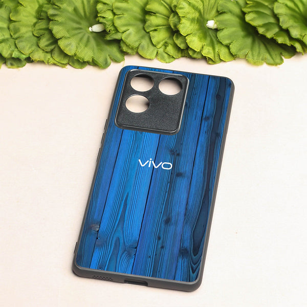 Indigo Planks metal back case for Vivo T2 Pro