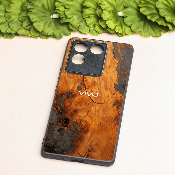 Lava Oak metal back case for Vivo T2 Pro